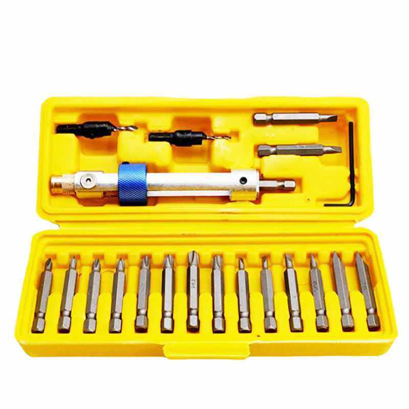 20PC沉头钻头批头转换器电动螺丝刀转换双拥组套五金工具,五金/工具,其他电子工具,淘宝优惠券,粉丝福利购,淘宝优惠卷