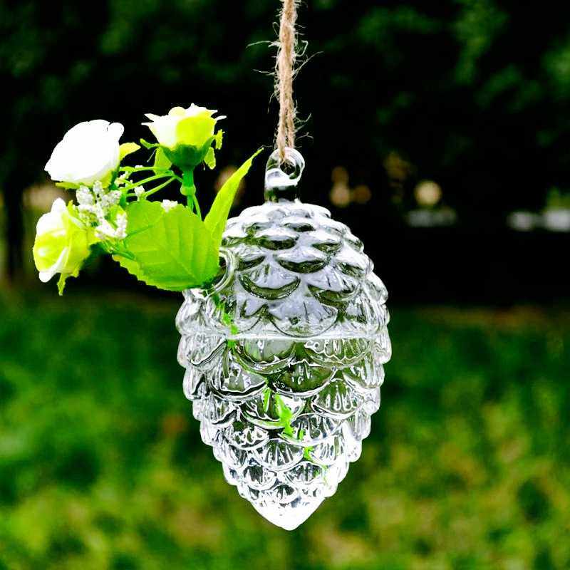 创意悬挂垂吊透明水培玻璃工艺品松果花瓶蜂鸟喂食器插花装饰花器,饰品/流行首饰/时尚饰品新,颈饰,淘宝优惠券,粉丝福利购,淘宝优惠卷
