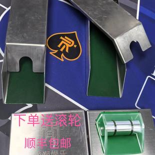 百家乐德州含铅防千发牌靴 不锈钢加铅防X光厚发牌靴机8副平底款