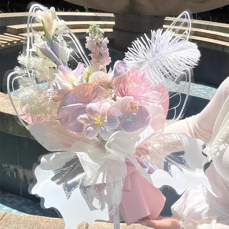 蝴蝶彷真香皂永生520花束礼物送女朋友生日毕业六一儿童节礼物