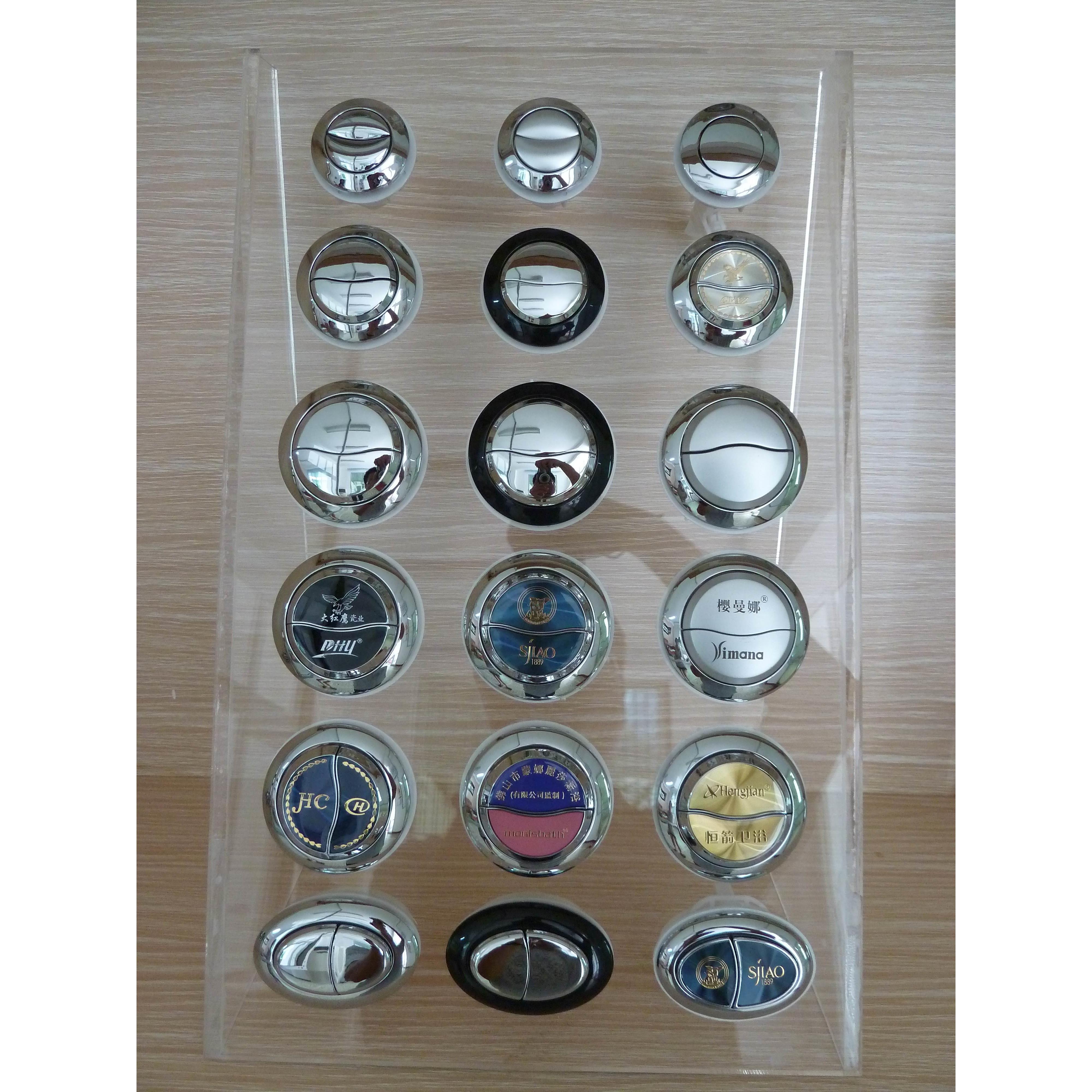 马桶水箱配件 冲水按钮老式抽水坐便器按压器 盖子按键开关大全