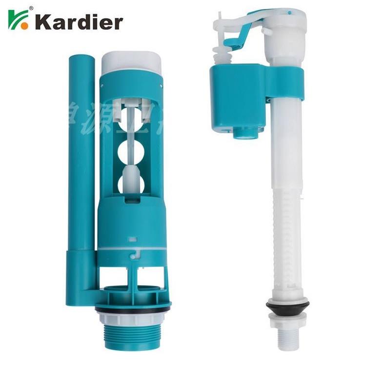 卡地亚水箱配件蹲式厕所水箱进水阀通用冲洗水箱冲洗器自动调节止