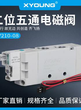 气复位5V210-08高频电磁阀5V210换向阀5V220-08阀组HBA210控制阀