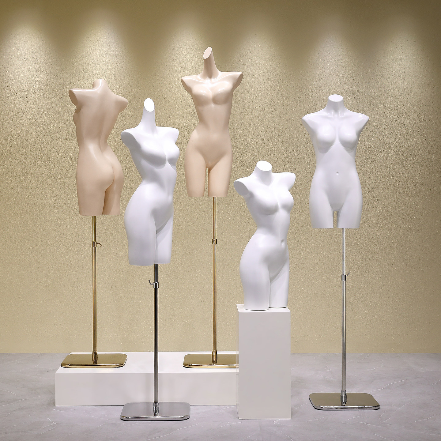 高档内衣模特道具服装店专用半身假人台女装陈列展示架女模特全身