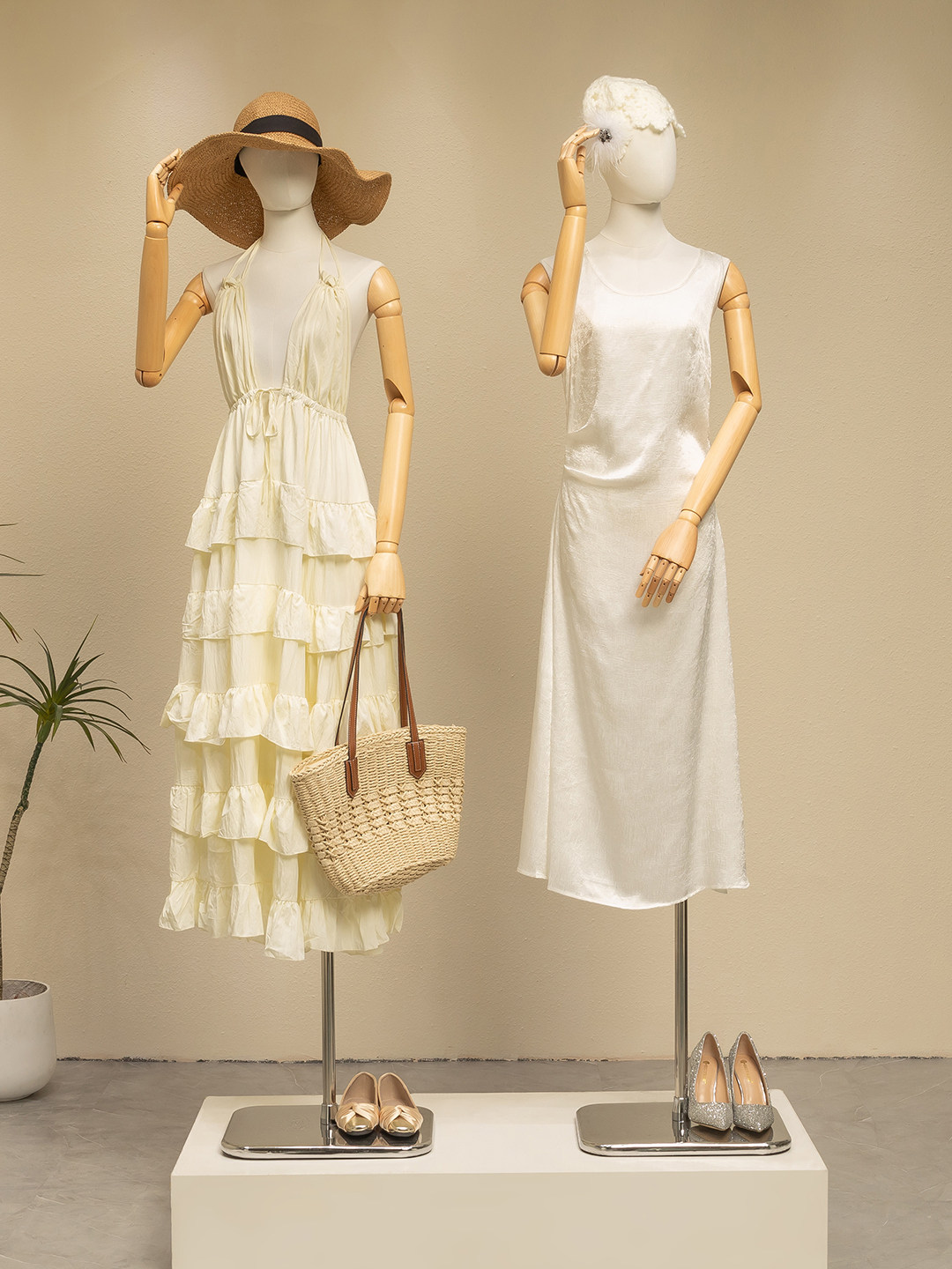 服装店模特展示架女装人台韩版挂件手平胸锁骨假人偶橱窗全身专用