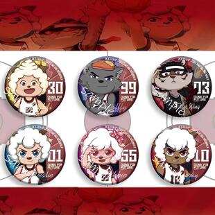 喜羊羊与灰太狼吧唧框出未来系列角色徽章喜羊羊沸羊羊懒洋洋周边