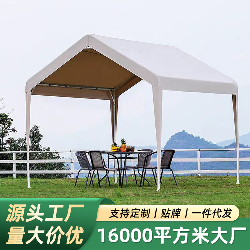 户外摆摊帐篷遮阳伞网红集市用棚夜市商用防雨简易活动四脚角雨棚