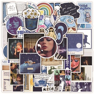 200张泰勒斯威夫特演唱会贴纸笔记本电脑行李箱贴画 Taylor Swift