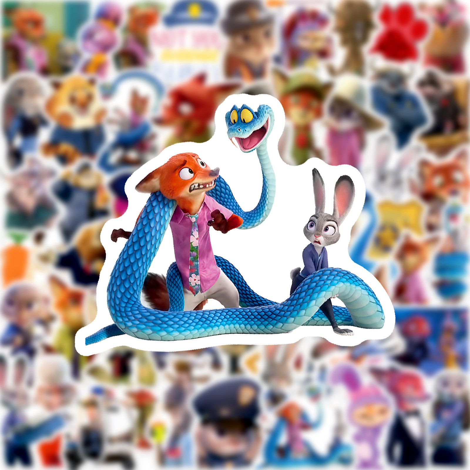 50张电影动画疯狂动物城2贴纸