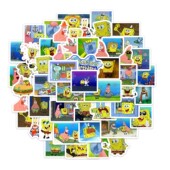 饰DIY趣味贴套装 海绵宝宝卡通贴纸40款 行李箱笔记本吉他手机壳装