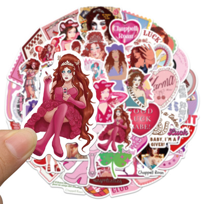 50张美国歌手ChappellRoan贴纸