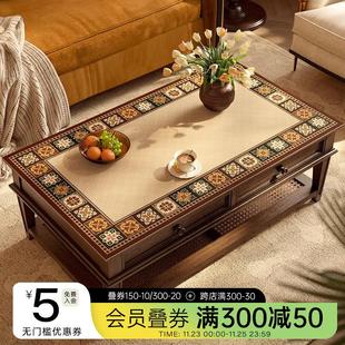 范居态度美拉德客厅方形茶几仿皮革桌垫防水防油防烫免洗家用桌布