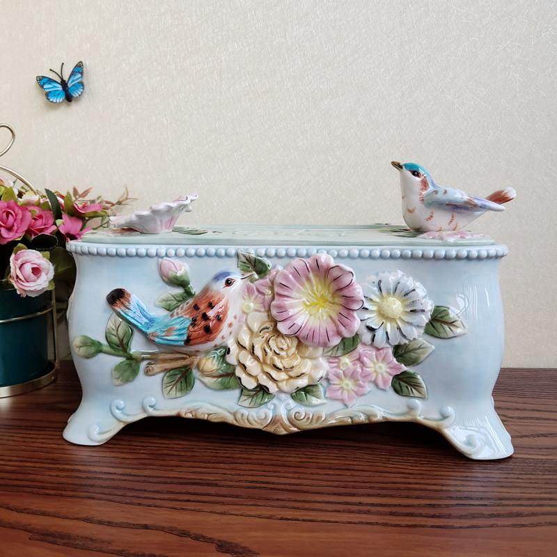 陶瓷欧式纸巾盒 东方巴黎纸巾盒 餐桌用抽纸盒 Function Art纸巾,收纳整理,纸巾盒,淘宝优惠券,粉丝福利购,淘宝优惠卷