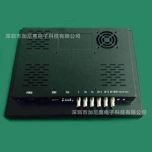 加尼鹰高清15寸显示器HDMI+VGA+BNC监视器1024X768解析屏壁挂安装