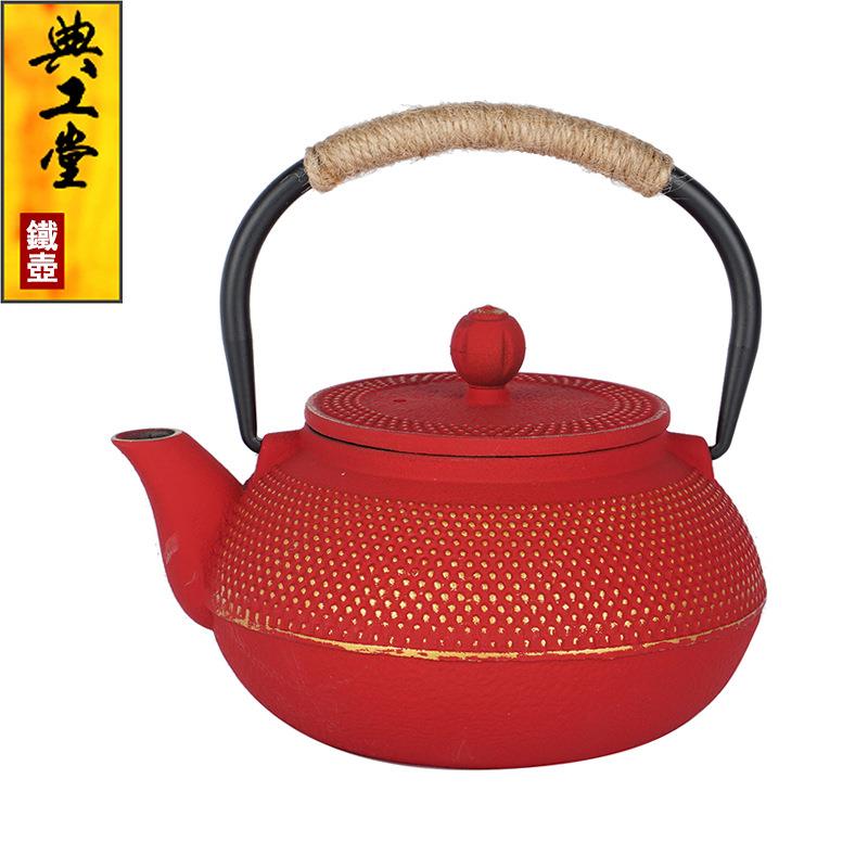 户外露营围炉煮茶专用铁壶茶具家用烧水泡茶壶手工煮茶壶铸铁茶壶