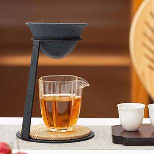 小青柑泡茶壶 无孔茶漏家用茶滤茶水分离创意支架日式