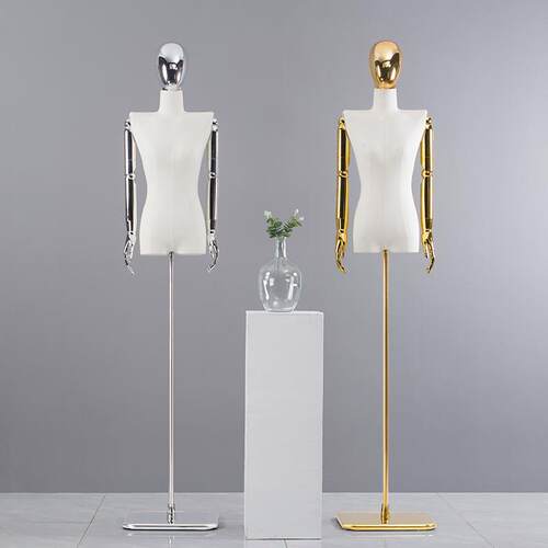 服装店直角肩模特道具韩版女装橱窗模特架加厚底座平肩女模展示架