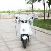 摩托车透明挡风加布边 摩托车透明挡风 踏板车挡风板直供