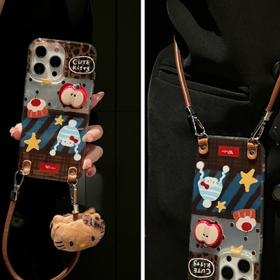 【秋冬百搭】豹纹立体苹果手机壳