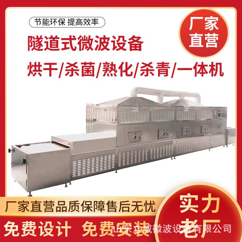 立低威环机械 五谷杂粮节熟化设备WTQ 隧道式微波温熟化脱水机 能