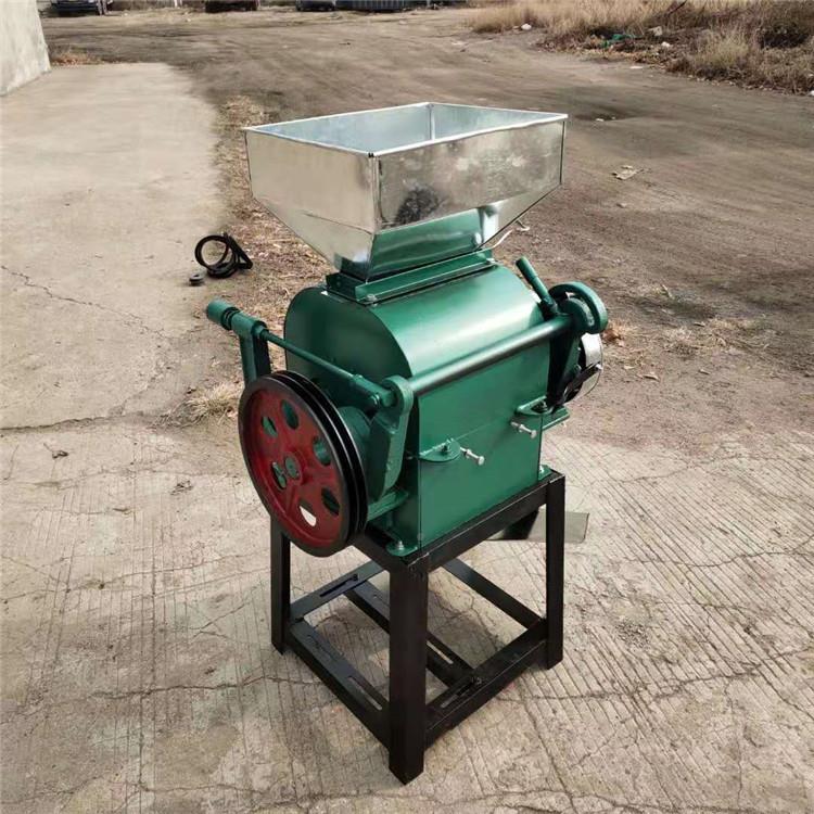 小型单五相电黄NDI豆挤机扁 谷杂粮对辊式豆扁扁机 大豆豆机
