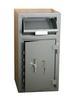 厂保险家全柜机械管柜钢保小型50141钥匙办公双人双锁管理保险箱