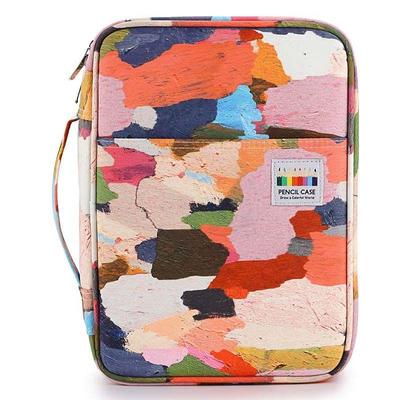 新款韩版166/220支装素描彩铅笔袋美术专用文具包男女学生收纳包