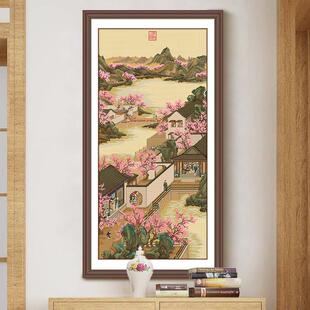 KS客厅大气十字绣2025新款线绣古风雍正十二月-三月竖版卧室挂画