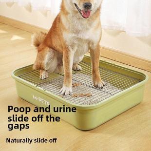 狗厕所尿垫托盘泰迪特别平板防踩溅厕所神器不锈钢沙盆