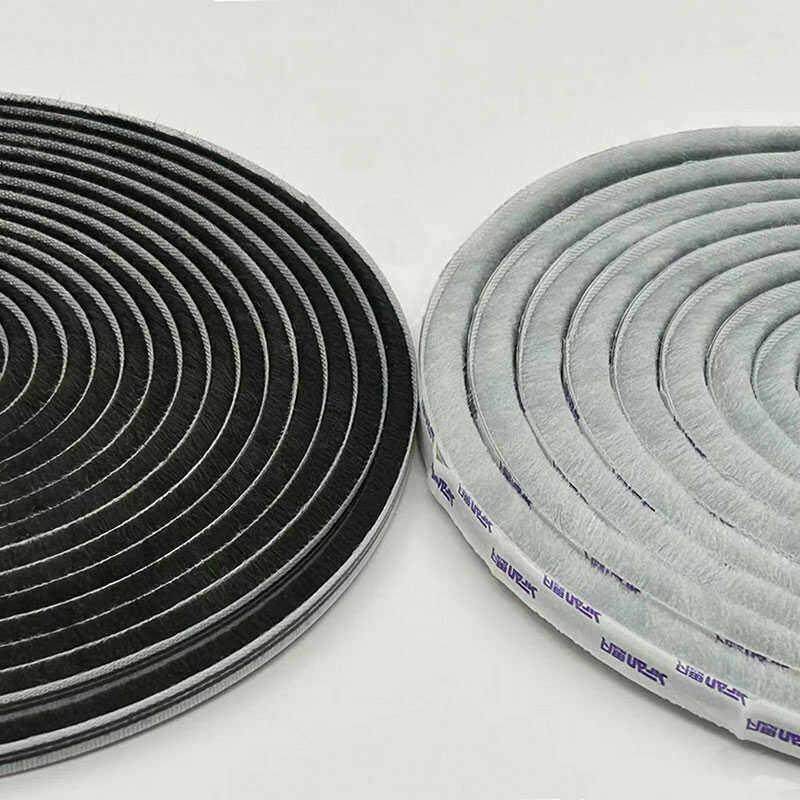 窗密封条铝合金塑钢门窗门缝毛刷条玻璃条窗户挡风神器门框防风封