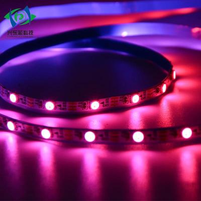 直销5V低压内置SK6812ic3535窄板4mm幻彩灯条60珠高亮全彩LED灯带