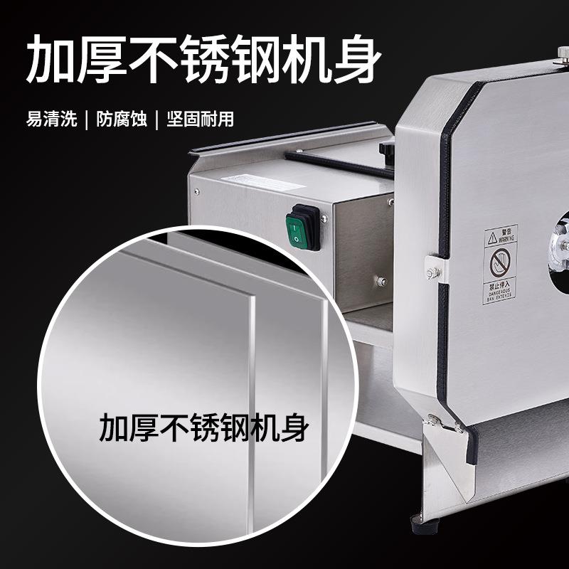 不锈钢自UQL动肉机多功能肉切片神熟牛羊肉器切切片机电动切片机