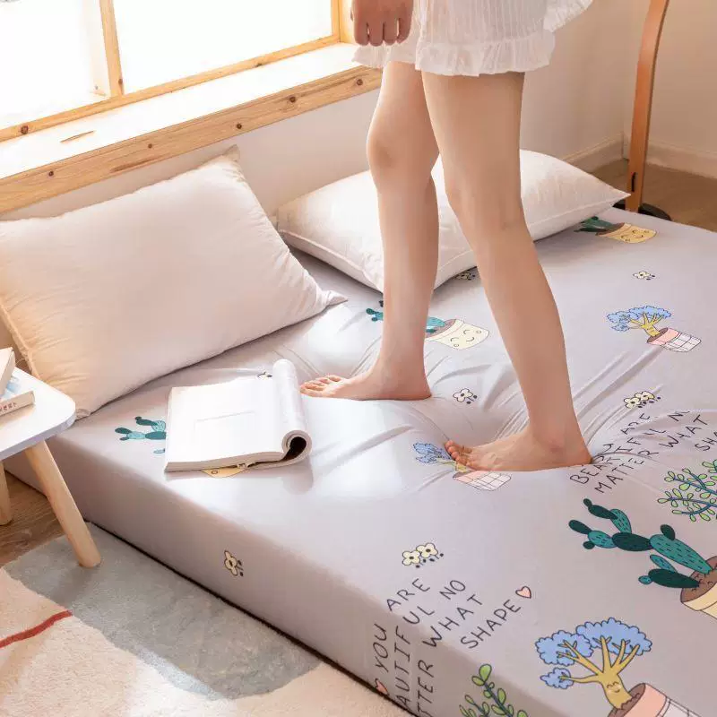 Learn high-density sponge mattress soft thickening single and double dormitory 1.5 home mattress floating window RPE sea cushion