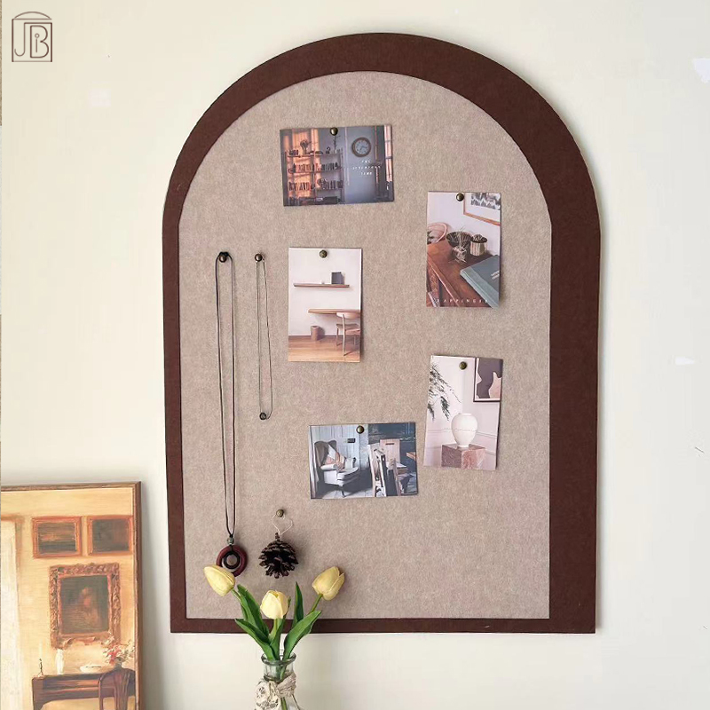 毛毡墙贴软木板照片墙背景板展示板免打孔图案墙面装饰留言板不伤