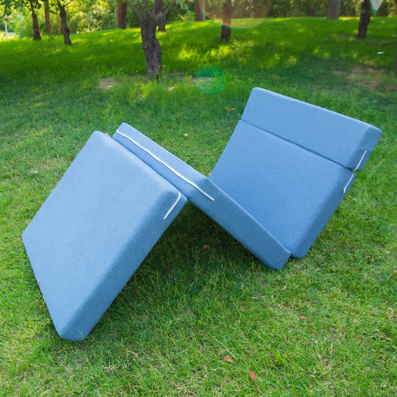 便携折叠午休睡海绵床垫打地铺垫子榻榻米学生教室单人办公室加厚