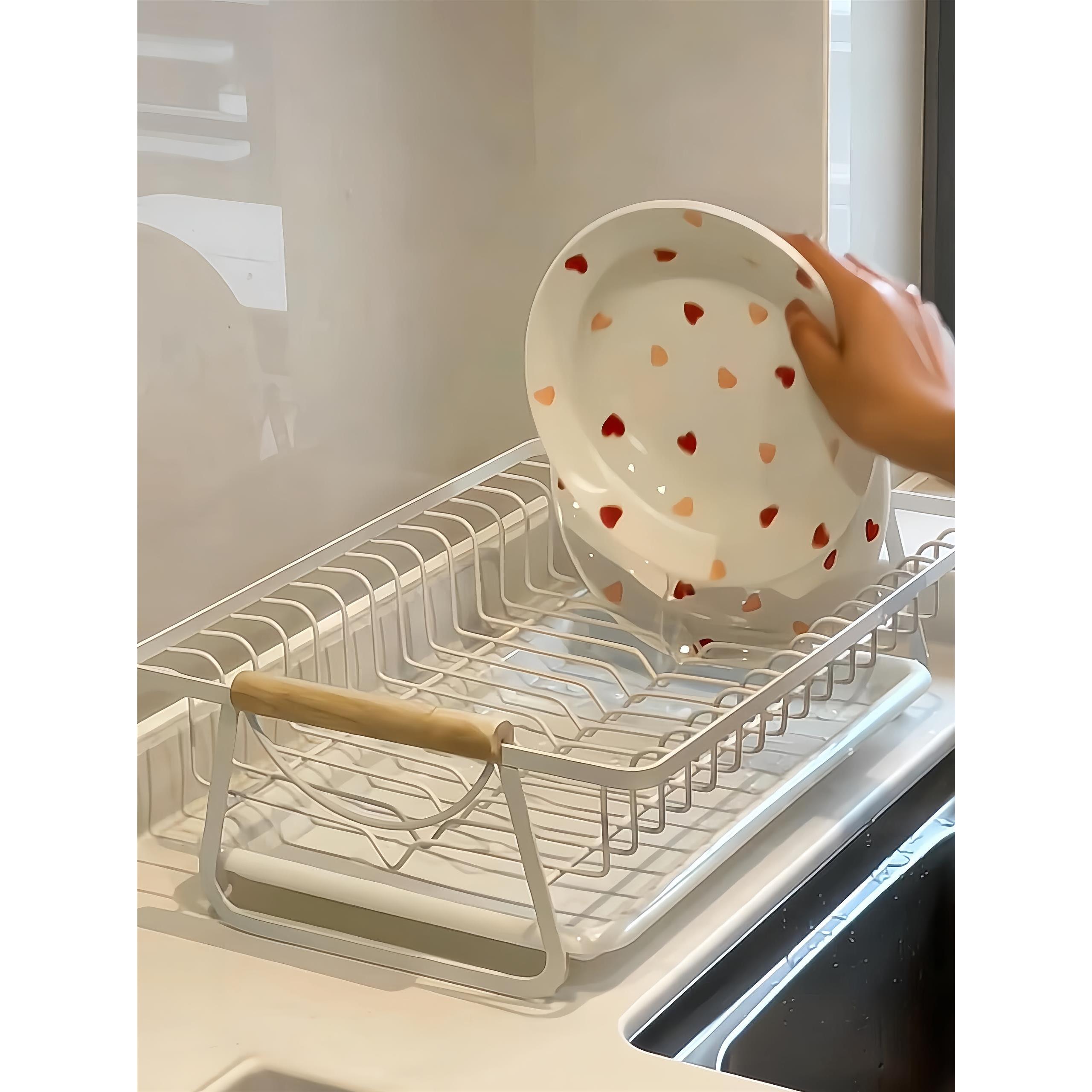 厨房碗碟置物架碗盘筷子水杯收纳架托沥水架收纳筐家用陈列展示架