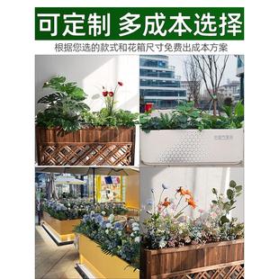 室外花箱造景植物仿真热带蕨类店铺门口装饰高级仿生绿植组合花槽