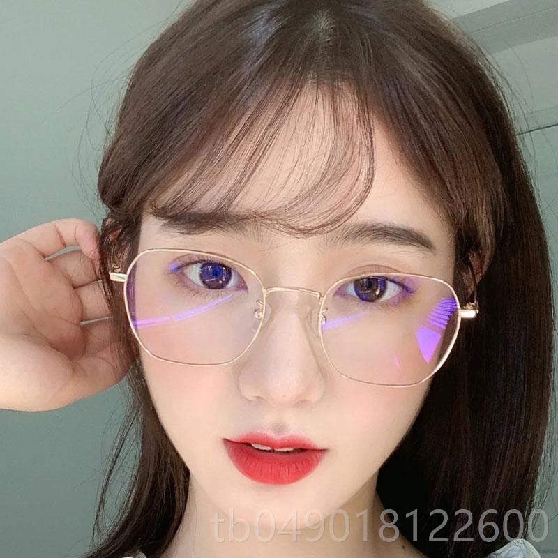 正品韩版小框眼镜电脑房辐射护目平光近防手机蓝光女视潮复古男眼
