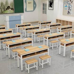 辅管导班托人班习班课桌椅学校单双培补桌子中小学生书桌教 新训款