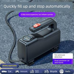 车载无线充气泵汽车用便携式打气泵电动轿车带测胎压高压打气筒宝