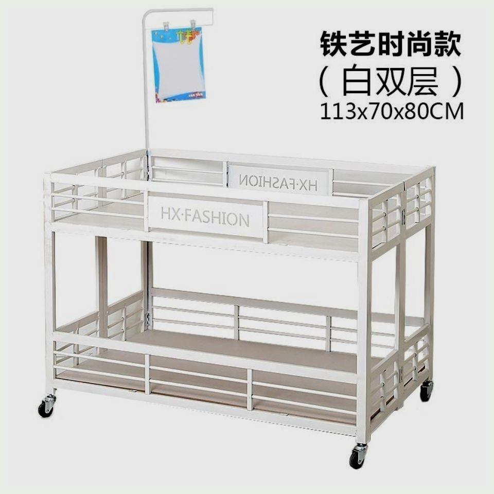 服装店促销台折叠甩货车超市花车货架特价车移动促销车摆摊小推车