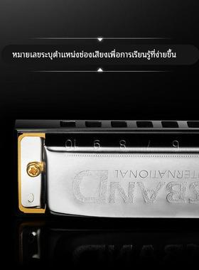 德国HOHNER和来布鲁斯10十孔口琴学生初学者BLUES BAND