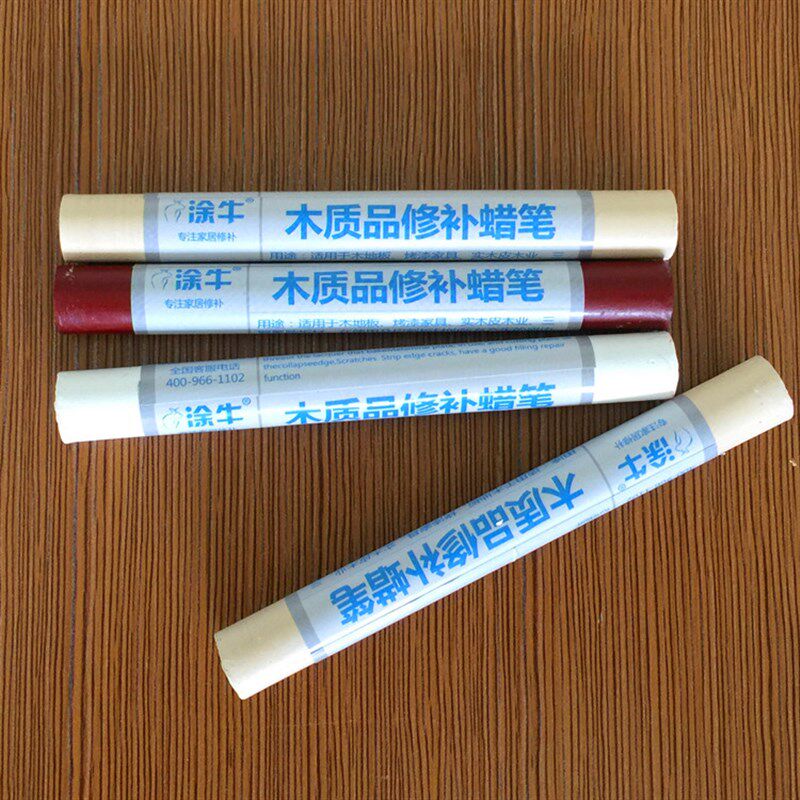 60色家具修补蜡笔 木质地板门窗划痕裂缝补色 板材钉眼修复补漆蜡