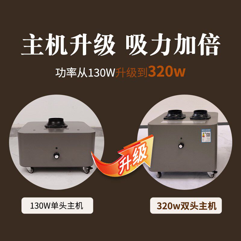 新款大功率艾灸排烟机家用神器可移动带支架烟雾净化吸抽烟机静音