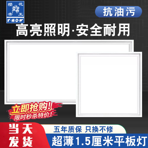 樱花帝王集成吊顶led平板灯厨房