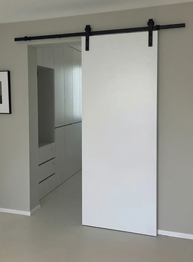 谷仓门吊轨推拉隐形门可来图定制无轨幽灵门厨房卫生间隔断书架门