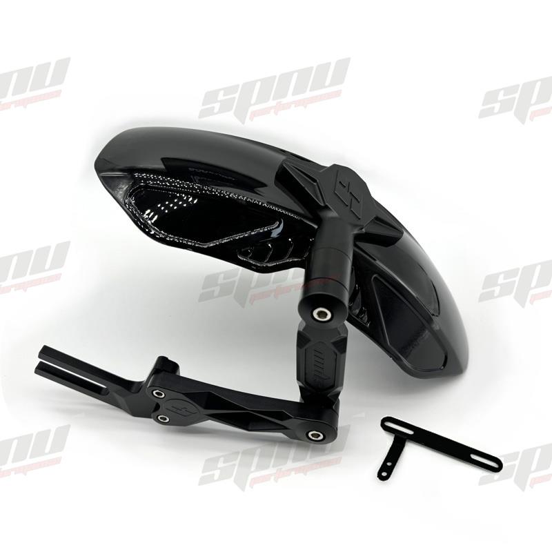 SPNU毁灭者后盾挡泥板适用小牛九号极核电动车新款后盾支架改装件