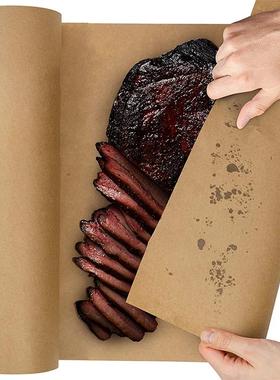 屠夫纸烧烤肉纸牛皮纸butcher paper包肉烟熏纸食品级无蜡耐热卷