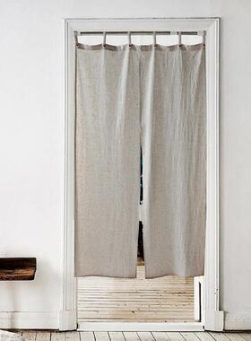 门帘断装饰遮挡挂布挡风试衣生卫间日式客厅卧厨房50578家用室隔