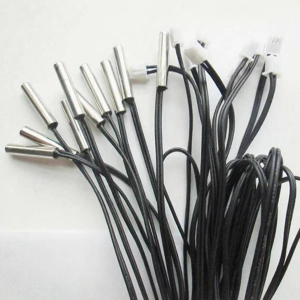 NTC热敏电阻5K 10K 20K 50K 100K温度传感器 1% 制冷制热防水探头